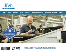 Tablet Screenshot of hi-volproducts.com